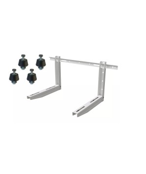 Väggkonsol 465mm Vit, inklusive vibrationsdämpare