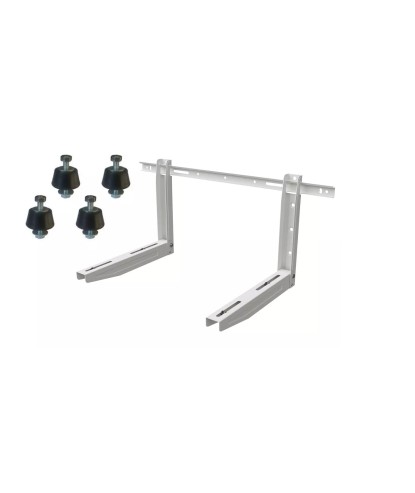 Väggkonsol 465mm Vit, inklusive vibrationsdämpare