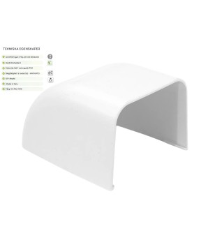 Vägganslutning 80x60 Vit