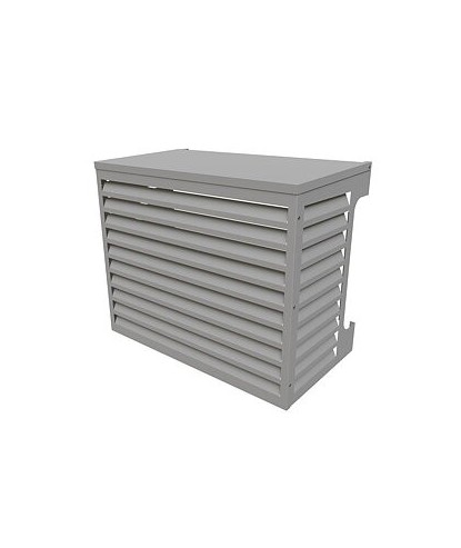 Värmepumpsskydd 1000 Aluminium Vit