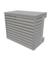 Värmepumpsskydd 1000 Aluminium Vit