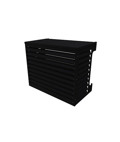 Värmepumpsskydd 1000 Aluminium Svart