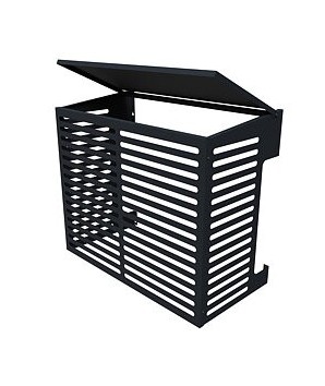 Värmepumpsskydd Antracitgrå 1000