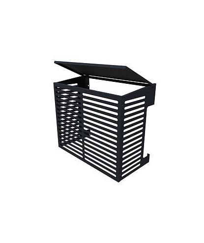 Värmepumpsskydd Antracitgrå 1000