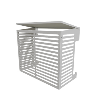 Värmepumpsskydd Vit 1000