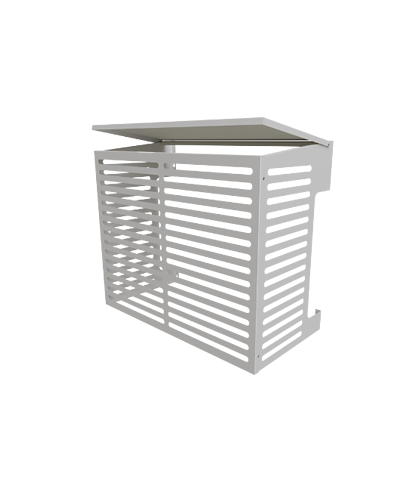 Värmepumpsskydd Vit 1000