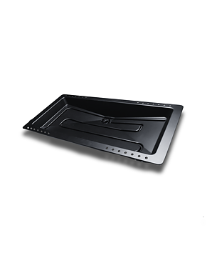 Klimadrain 850*400 med KomfortVärme (svart)