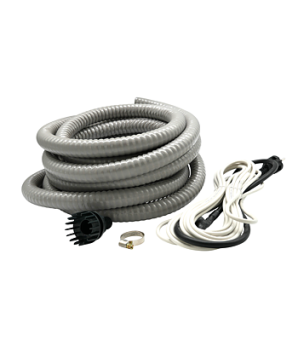 6 m kit med isolerad dräneringslang 19-21 mm + värmekabel