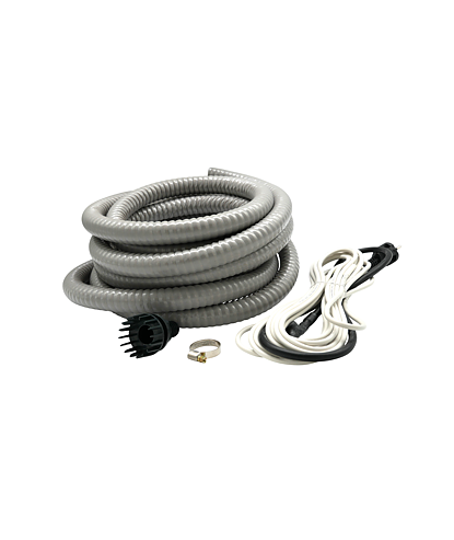 6 m kit med isolerad dräneringslang 19-21 mm + värmekabel