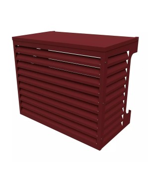 Värmepumpsskydd 1000 Aluminium Faluröd