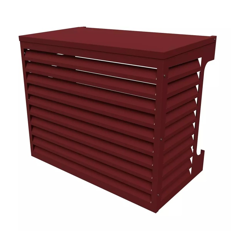 Värmepumpsskydd 1000 Aluminium Faluröd