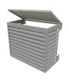 Värmepumpsskydd 1000 Aluminium Vit