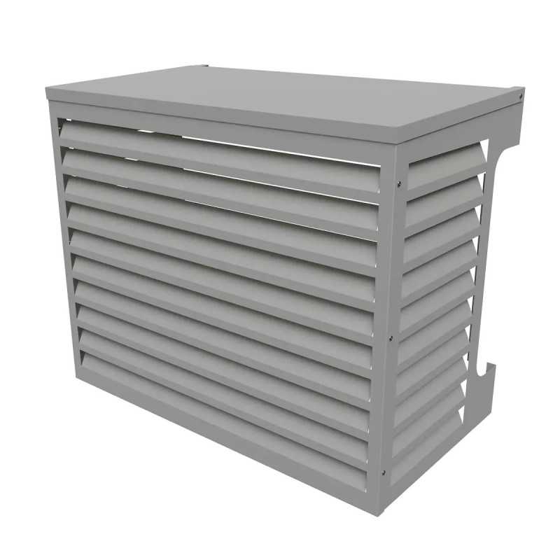 Värmepumpsskydd 1000 Aluminium Vit