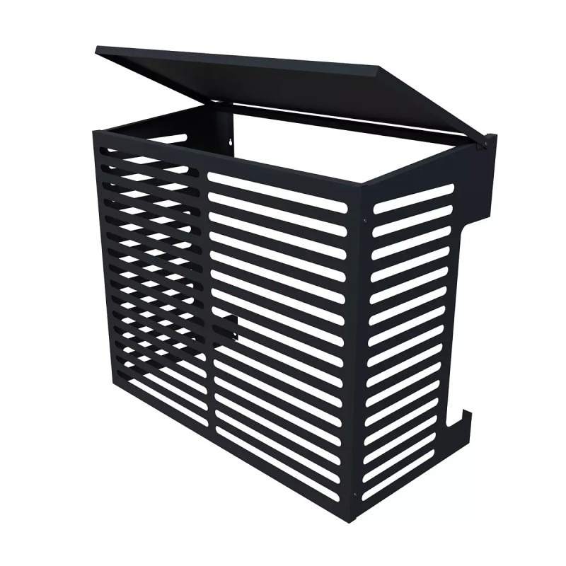 Värmepumpsskydd Antracitgrå 1000