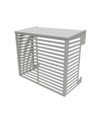 Värmepumpsskydd Vit 1000